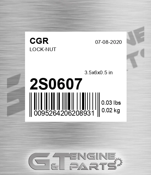 2S0607 Lock-nut
