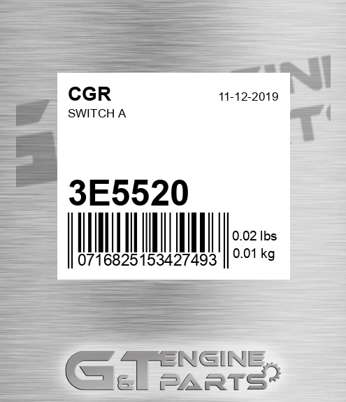 3E5520 CGR Switch A