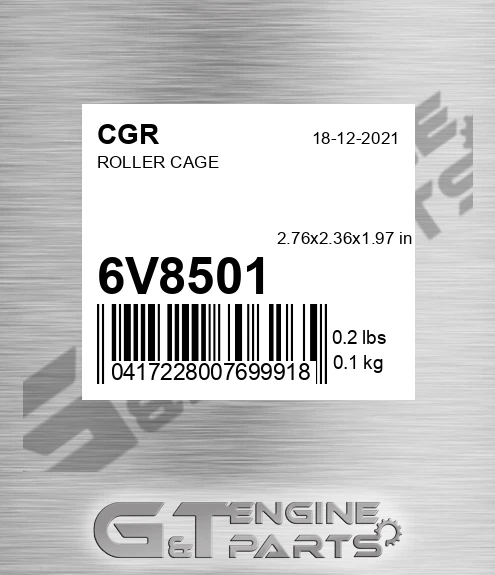6V8501 CGR Roller Cage