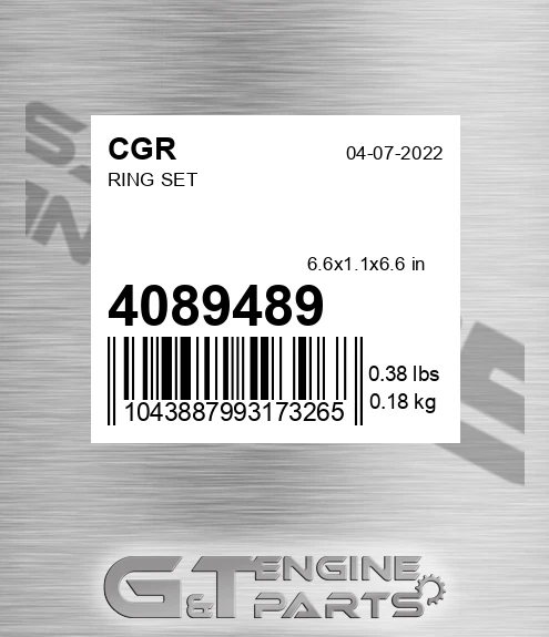 4089489 CGR Ring Set
