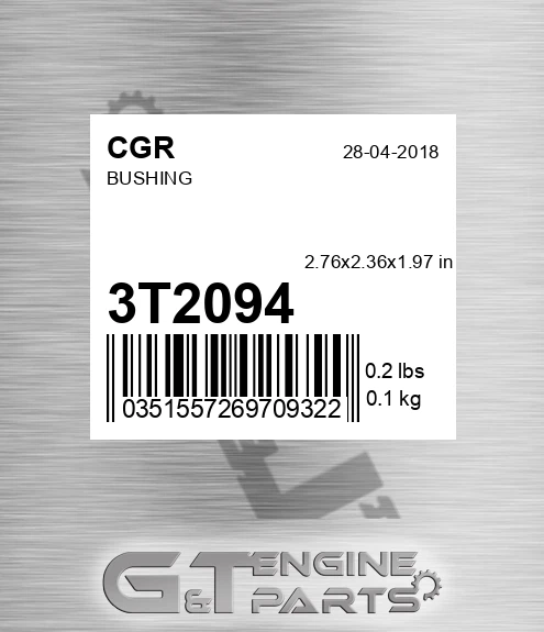3T2094 CGR Bushing