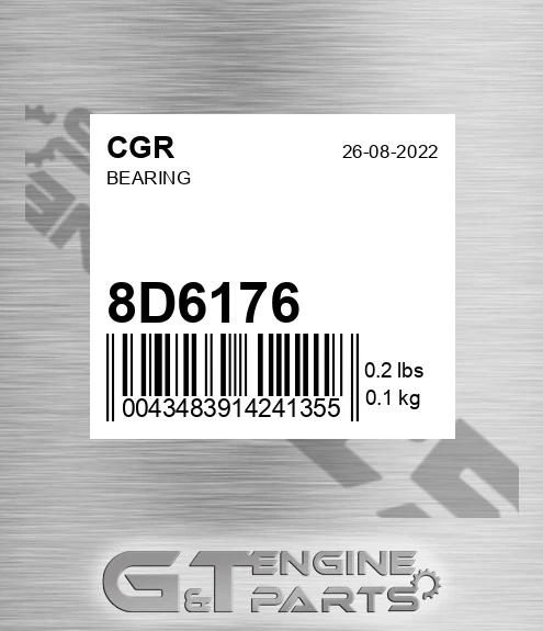 8D6176 CGR Bearing