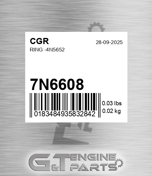 7N6608 Ring -4n5652