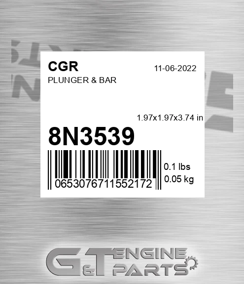 8N3539 Plunger & Bar