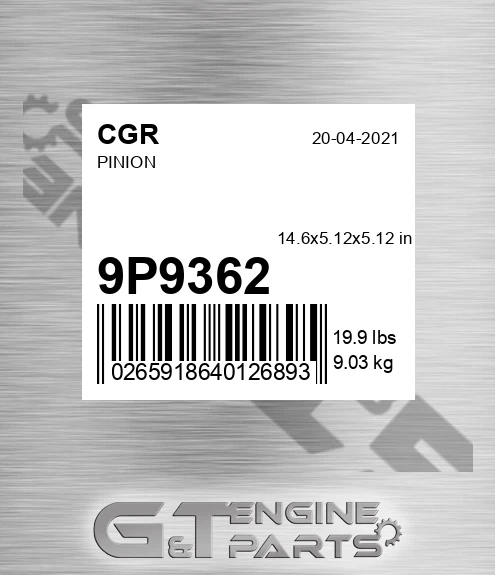 9P9362 Pinion