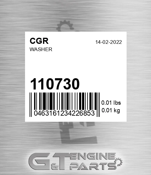 110730 Washer