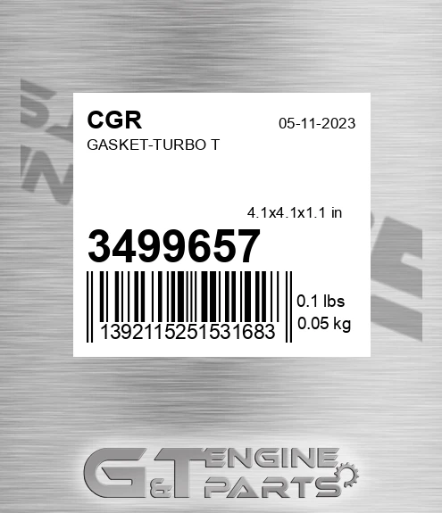 3499657 Gasket-turbo T