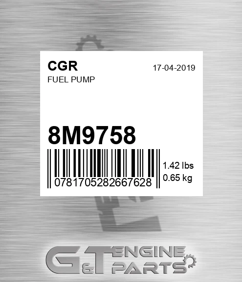 8M9758 Fuel Pump