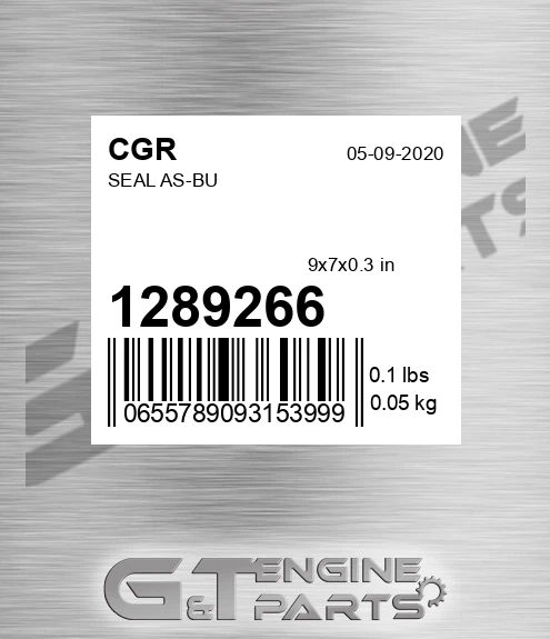 1289266 CGR Seal As-bu