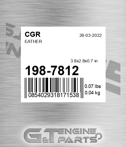 198-7812 CGR Eather