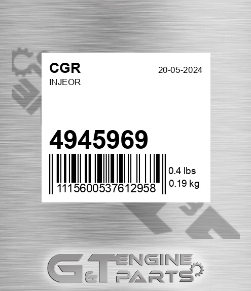 4945969 CGR Injeor