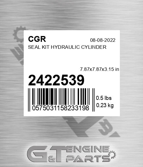 2422539 CGR Seal Kit Hydraulic Cylinder