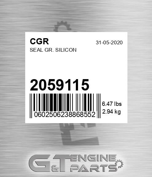2059115 Seal Gr. Silicon