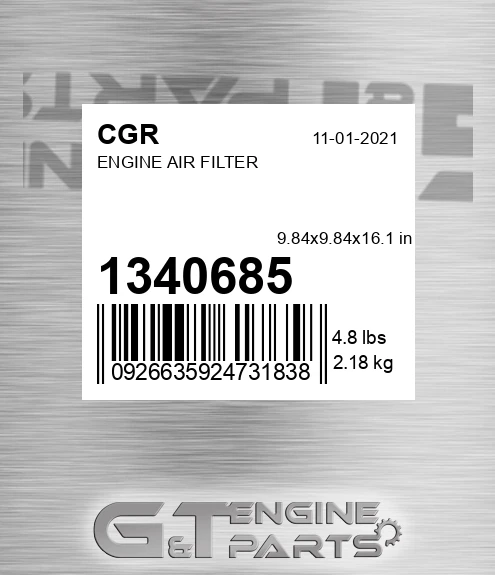 1340685 CGR Engine Air Filter