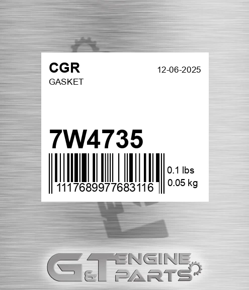 7W4735 Gasket for CGR