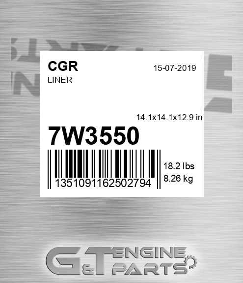 7W3550 Liner