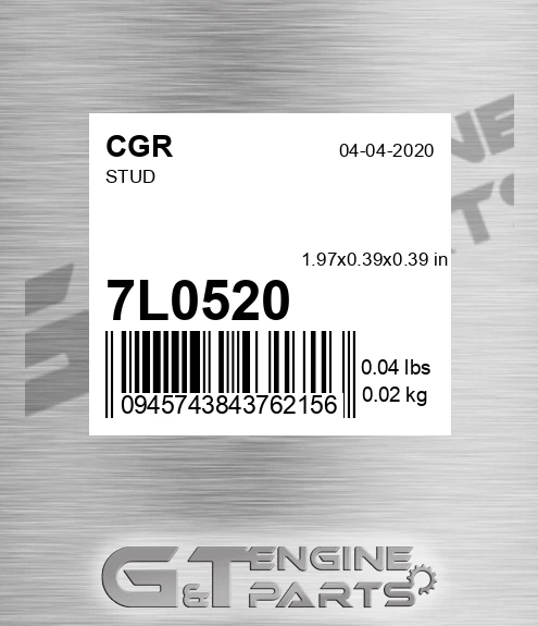 7L0520 CGR Stud
