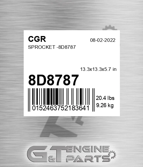 8D8787 Sprocket -