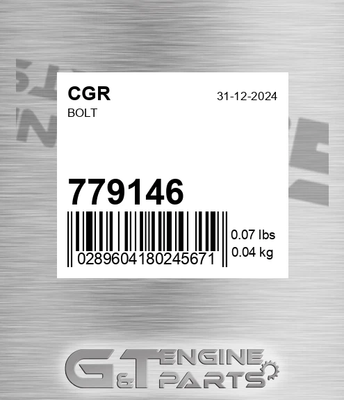 779146 Bolt