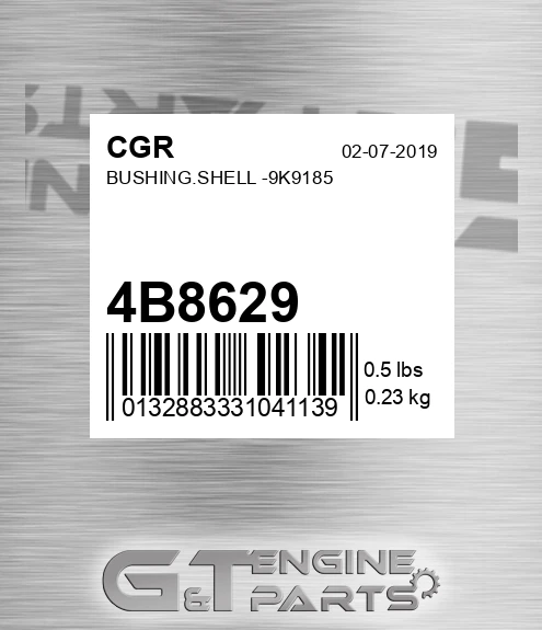 4B8629 Bushing.shell -9k9185