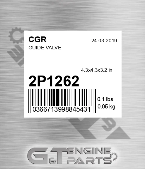 2P1262 CGR Guide Valve