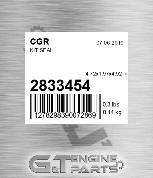2833454 Kit Seal