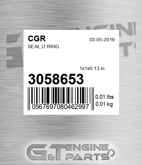 3058653 Seal,o Ring