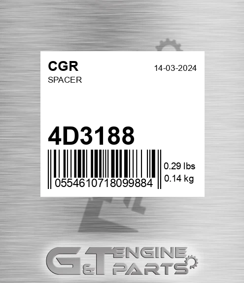 4D3188 CGR Spacer