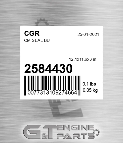 2584430 CGR Cm Seal Bu