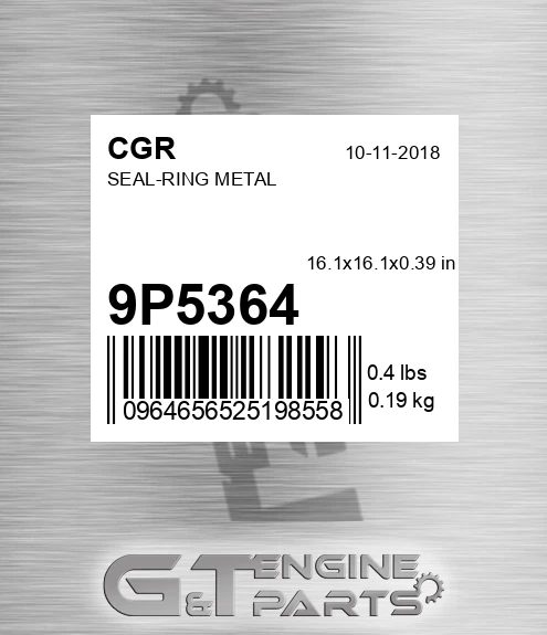 9P5364 Seal-ring Metal