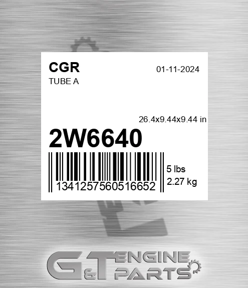 2W6640 CGR Tube A