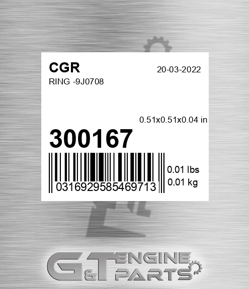 300167 Ring -9j0708