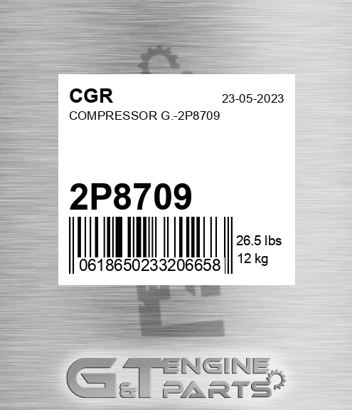 2P8709 Compressor G.-
