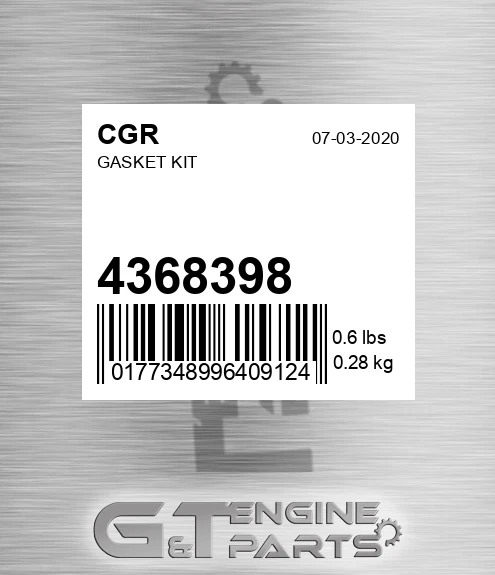 4368398 Gasket Kit