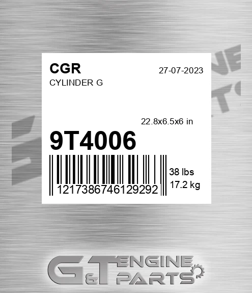 9T4006 CGR Cylinder G