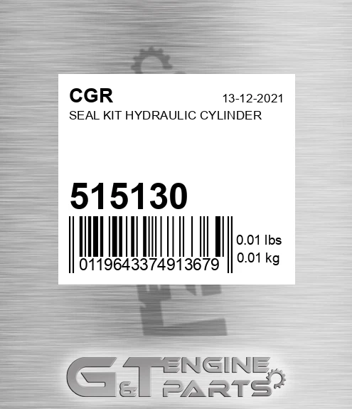 515130 Seal Kit Hydraulic Cylinder