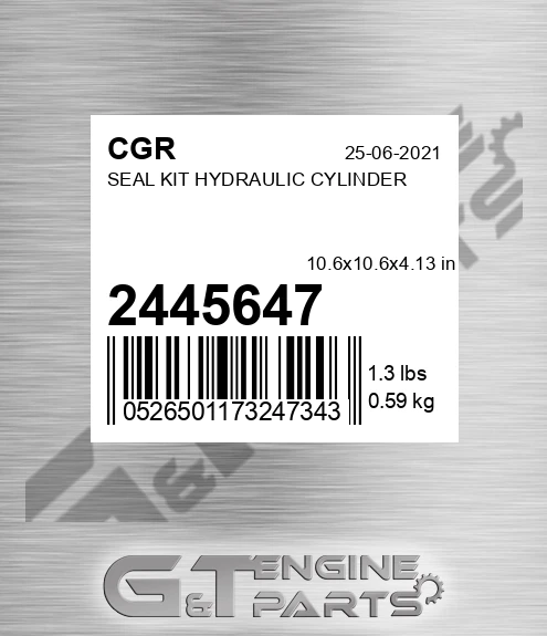 2445647 Seal Kit Hydraulic Cylinder for CGR