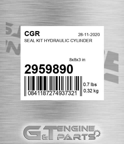 2959890 CGR Seal Kit Hydraulic Cylinder