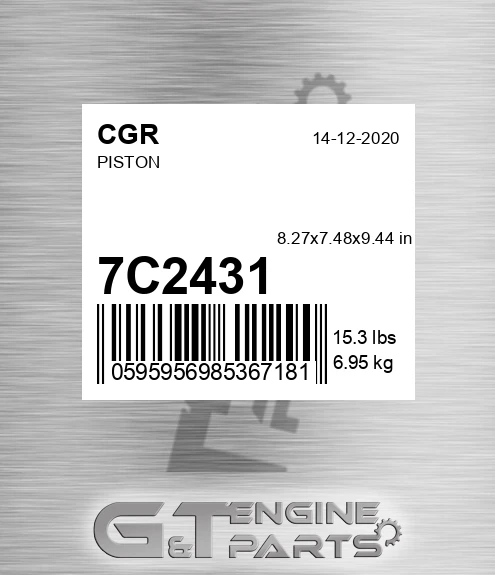 7C2431 CGR Piston