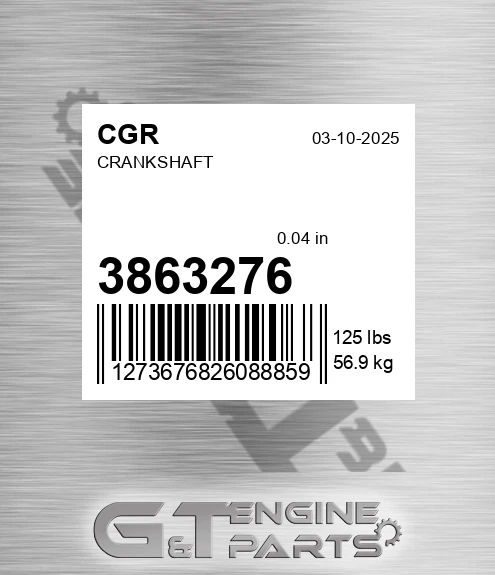 3863276 Crankshaft