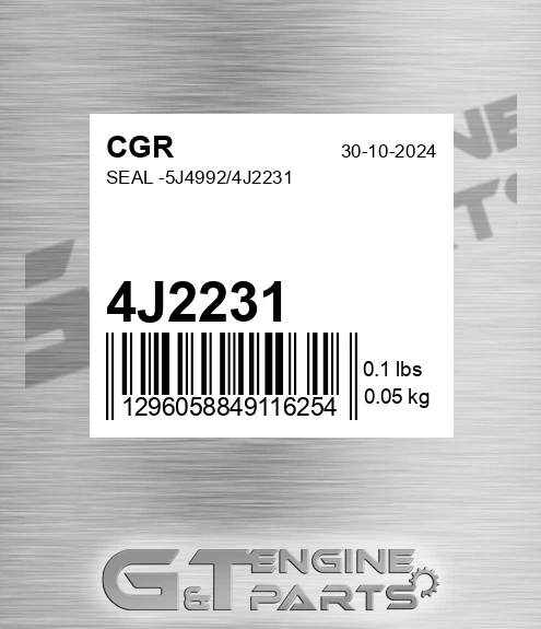 4J2231 Seal -5j4992/ for CGR