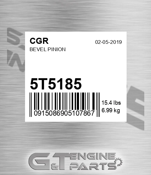 5T5185 Bevel Pinion