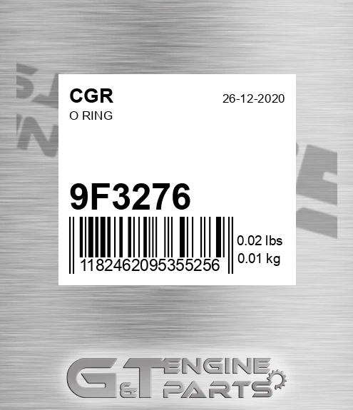 9F3276 CGR O Ring