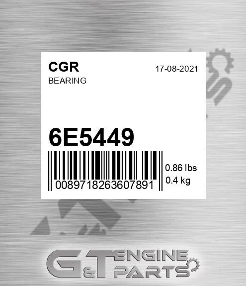 6E5449 Bearing