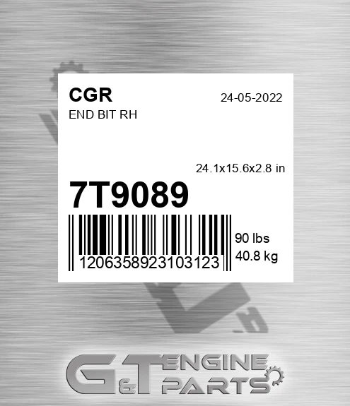 7T9089 CGR End Bit Rh