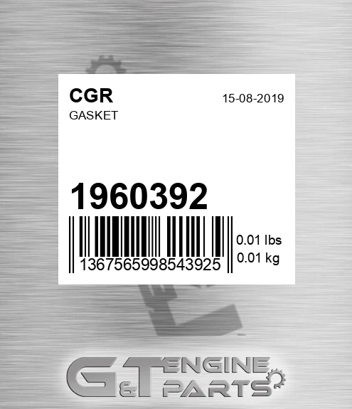 1960392 Gasket
