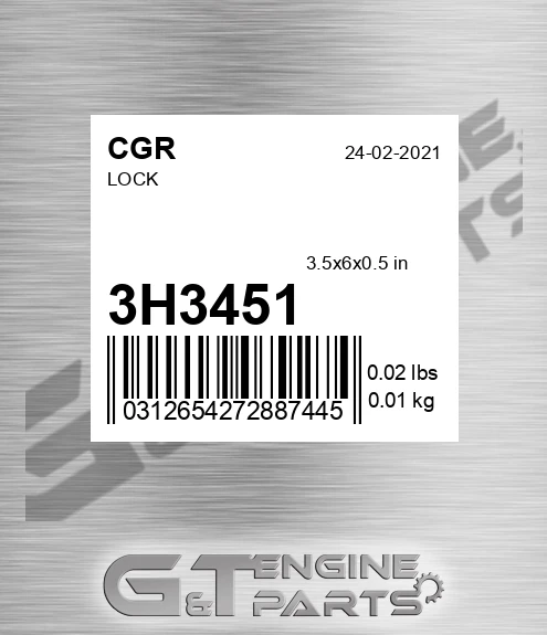 3H3451 CGR Lock
