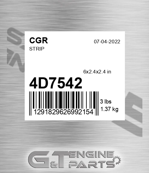 4D7542 CGR Strip