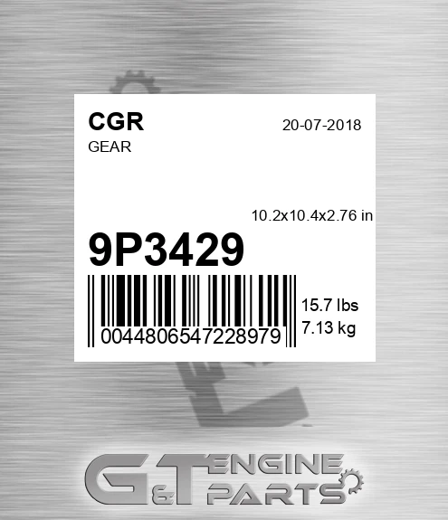 9P3429 Gear