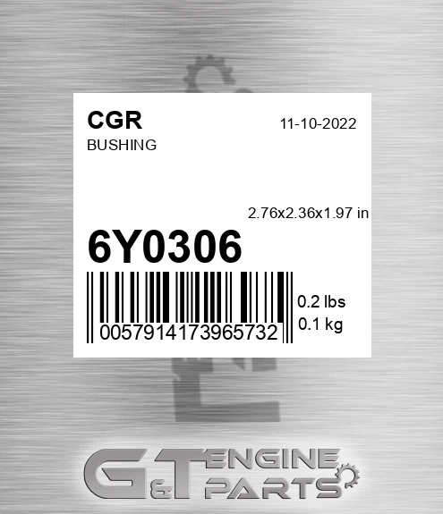 6Y0306 CGR Bushing